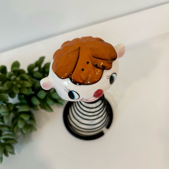 RARE Vintage 1950’s Howard Holt Pixie Ware Rock & Roll Kids Single Spring Shaker - Picture 4 of 7